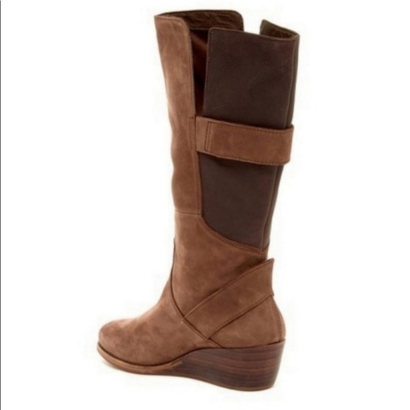 EMU Australia Tall Leather Wedge Boot - Picture 2 of 14